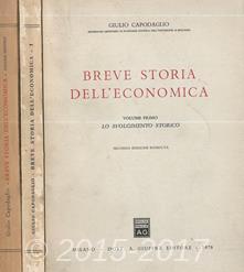 Copertina di Breve storia dell'economia